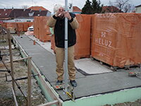 Technická pomoc pri založení stavby - stropná doska